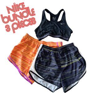 Nike Women’s Running Shorts & Bra Bundle - size M